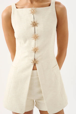 Roame Estella Vest | Ivory