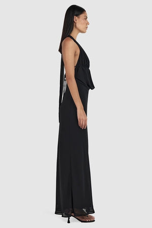 Ownley Magson Maxi Dress | Black