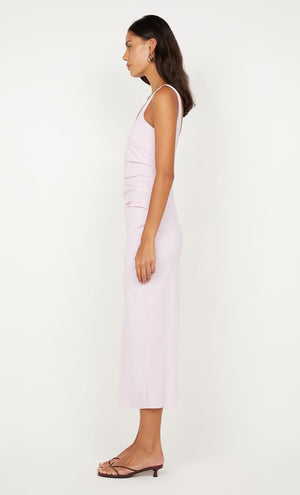 Bec + Bridge Aveline Tuck Midi Dress | Ballet Pink