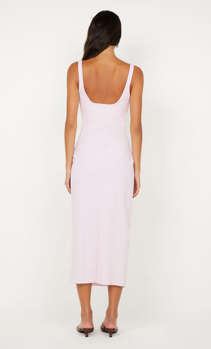 Bec + Bridge Aveline Tuck Midi Dress | Ballet Pink