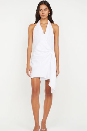 Bec + Bridge Aubree Wrap Mini Dress | White