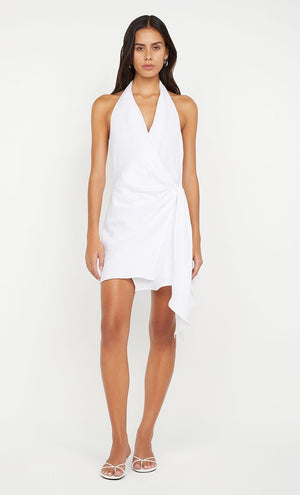 Bec + Bridge Aubree Wrap Mini Dress | White