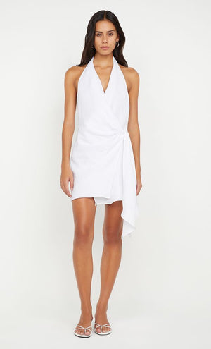 Bec + Bridge Aubree Wrap Mini Dress | White