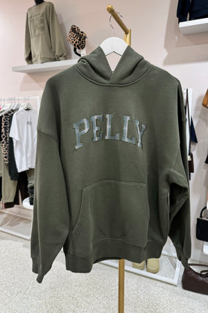 Ena Pelly Cassie Oversized Hoodie | Washed Olive