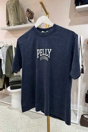 Ena Pelly Sophia Relaxed Tee | Washed Navy