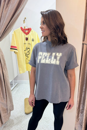 Ena Pelly World Tour Tee | Washed Grey