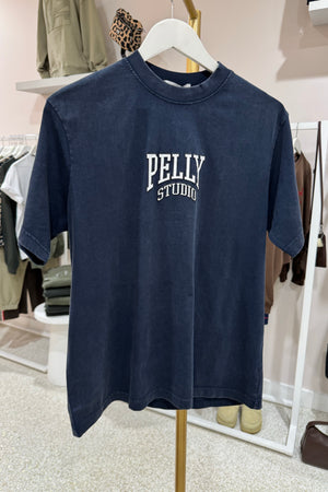 Ena Pelly Sophia Relaxed Tee | Washed Navy