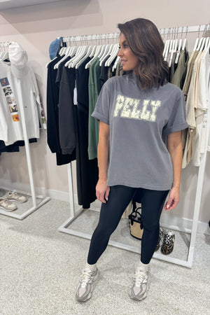 Ena Pelly World Tour Tee | Washed Grey