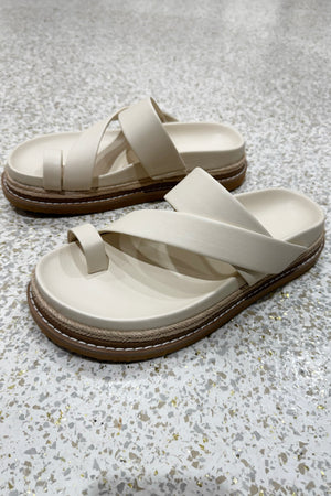 Billini Armas Platform Slide | Bone