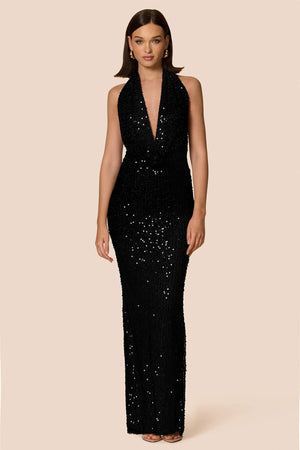 Nookie Suri Gown | Black