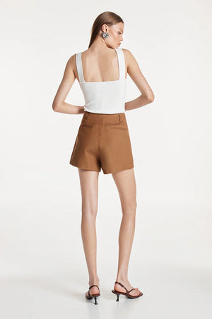 Madison The Label Anthea Skort | Chocolate