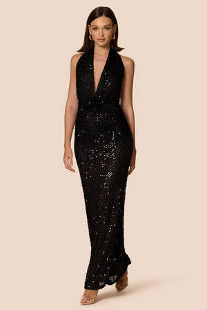 Nookie Suri Gown | Black