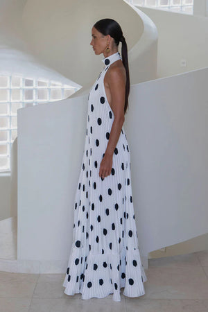 L'idee Liberte Gown | Polka Blanc