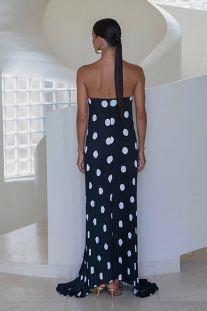 L'idee Black Tie Gown | Polka Noir