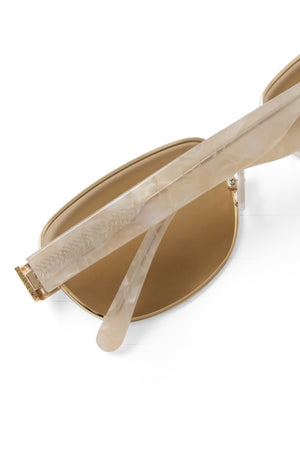 Banbe The Addison | Gold Pearl Tort Beige