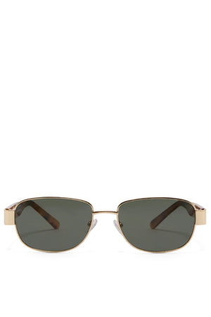Banbe The Addison | Gold Havana Tort Green