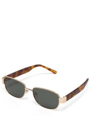 Banbe The Addison | Gold Havana Tort Green