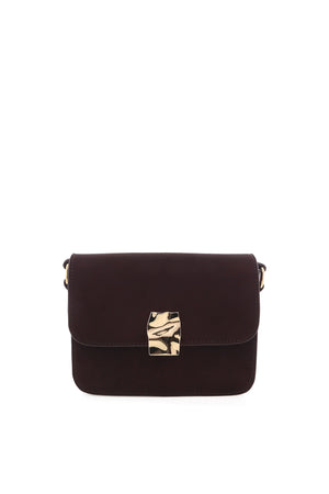 Billini Chelsea Cross Body Bag | Chocolate Suede
