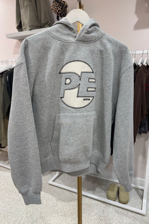 P.E Nation Voltage Hoodie | Mid Grey Marle