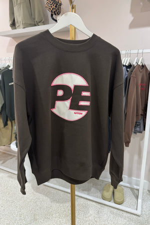 P.E Nation Oversized Sweat | Coffee