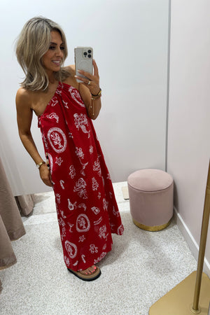 Chosen By Fifi & Annie The Christmas Day Dress | Red