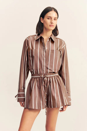 Shona Joy Spencer Short | Cafe Au Lait