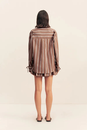 Shona Joy Spencer Shirt | Cafe Au Lait