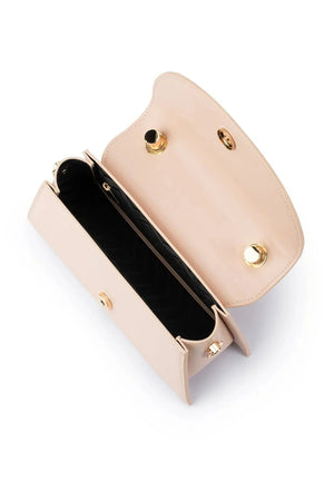 Olga Berg The Hailey Top Handle Clutch Bag | Natural