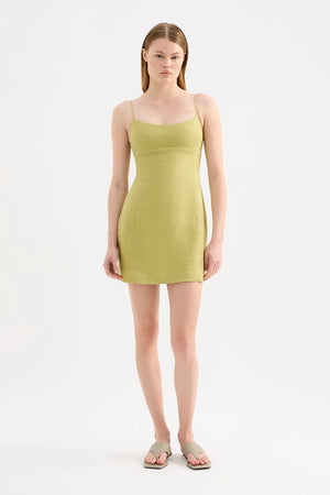 Nude Lucy Carmela Linen Mini Dress | Kiwi