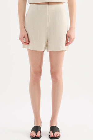 Nude Lucy Marli Linen Short | Natural