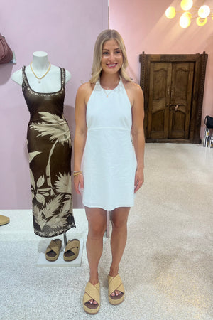 Ownley Eliana Mini Dress | Ivory