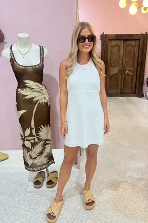 Ownley Eliana Mini Dress | Ivory