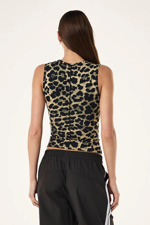 P.E Nation Foundation Muscle Tank | Leopard Print