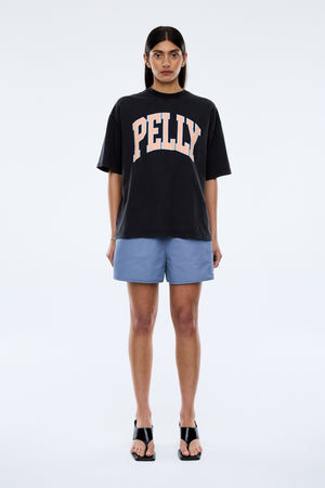 Ena Pelly Peach Pelly Collegiate Tee | Vintage Black
