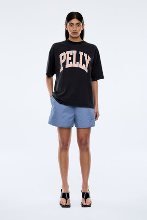 Ena Pelly Peach Pelly Collegiate Tee | Vintage Black