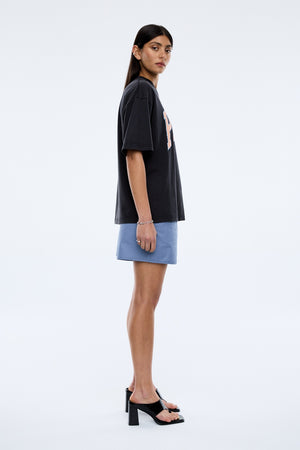 Ena Pelly Peach Pelly Collegiate Tee | Vintage Black