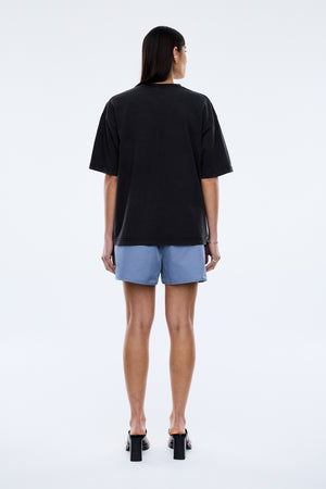 Ena Pelly Peach Pelly Collegiate Tee | Vintage Black