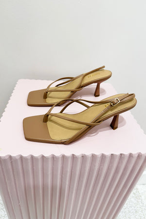 Siren Santorini Strappy Thong | Almond Tan