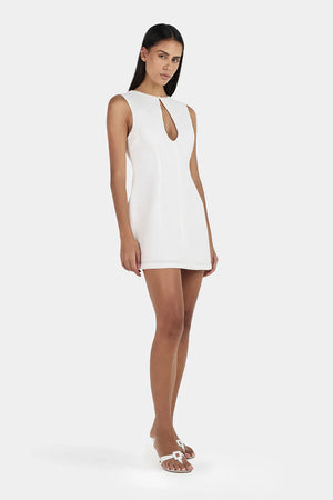 Ownley Nessa Linen Mini Dress | Ivory