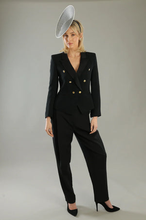 Morgan & Taylor Erika Fascinator | Black / White || BEST SELLER BACK IN STOCK