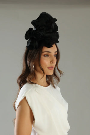 Morgan & Taylor Cindy Fascinator | Black