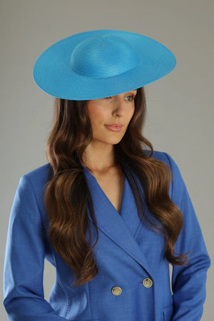 Morgan & Taylor Mini Mona Plate Hat | Ocean Blue