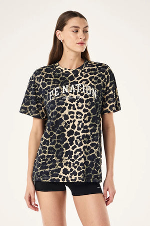 P.E Nation Heritage Tee | Leopard Print