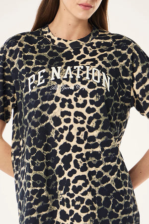 P.E Nation Heritage Tee | Leopard Print