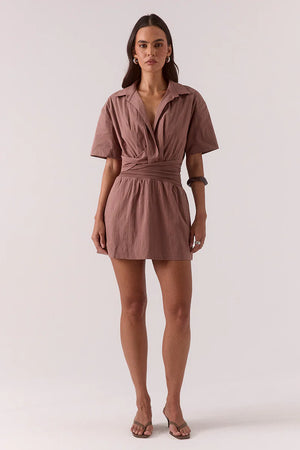 Sovere Studio Atlas Mini Dress | Mocha