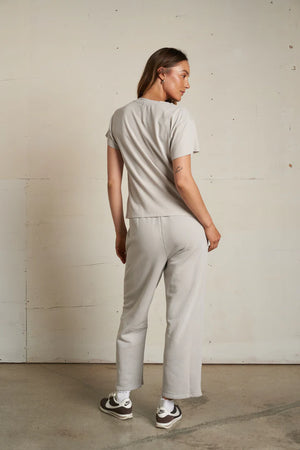 Perfect White Tee Hendrix Basic V Neck Tee | Silver