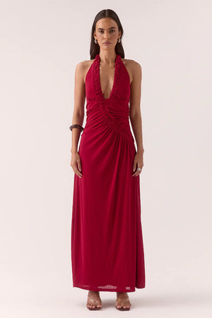 Sovere Studio Alora Maxi Dress | Rasberry