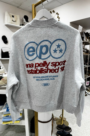 Ena Pelly Sport Studio Sweatshirt | White Marle