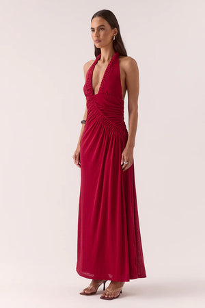 Sovere Studio Alora Maxi Dress | Rasberry