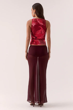 Sovere Studio Florence Top | Raspberry